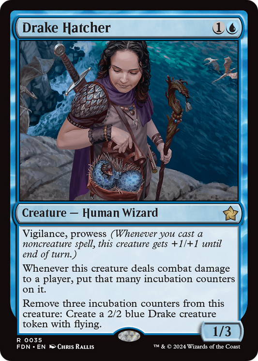 Drake Hatcher (FDN-035) (Foil)