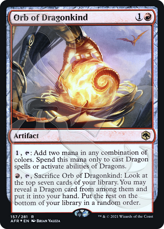 Orb of Dragonkind (AFR&-157A) (Foil)