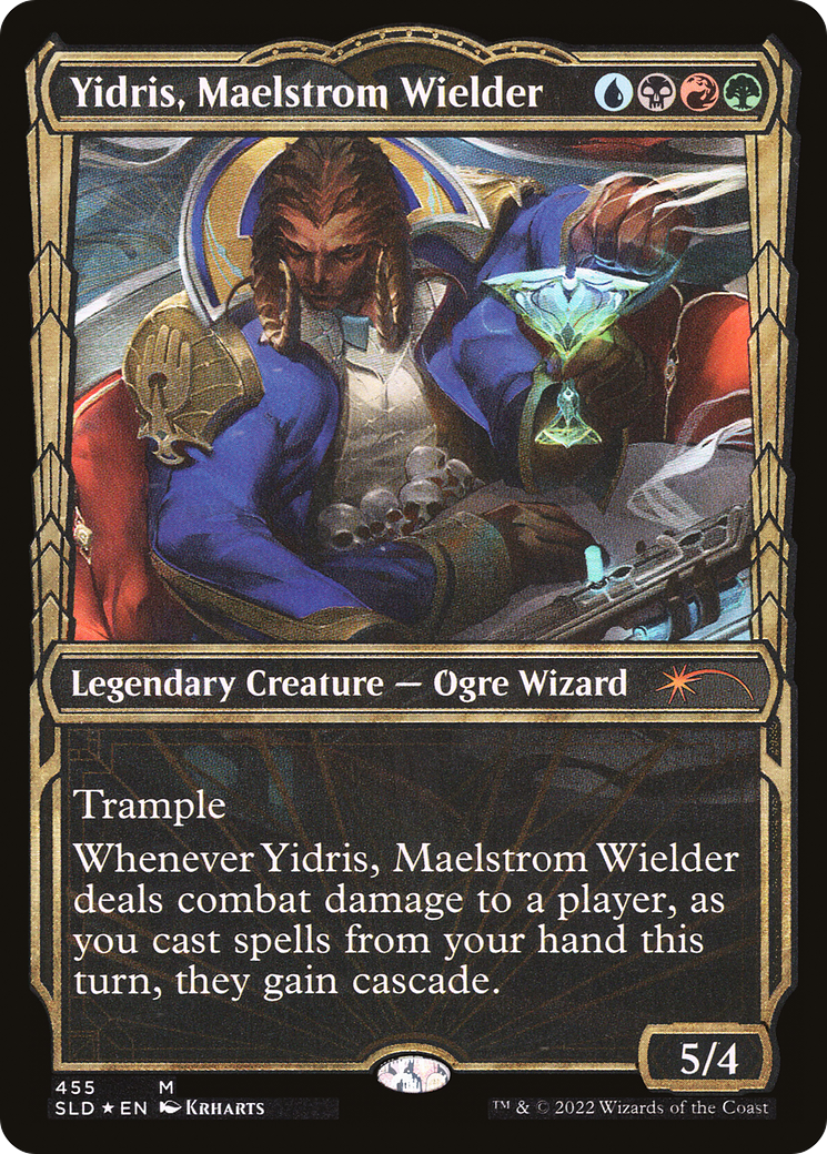 Yidris, Maelstrom Wielder (SLD-455) (Showcase) (Gilded Foil)