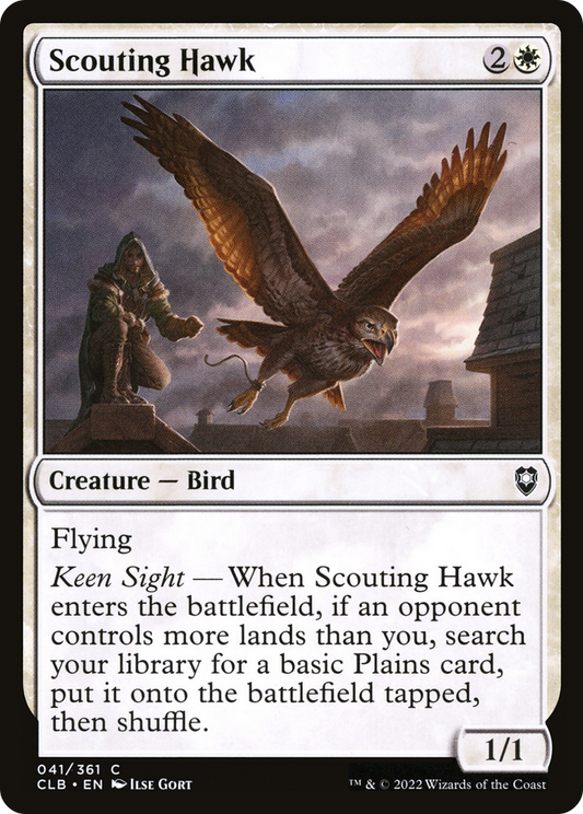 Scouting Hawk (CLB-041) (Foil)