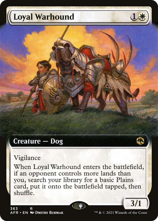 Loyal Warhound (AFR-363) (Extended Art)