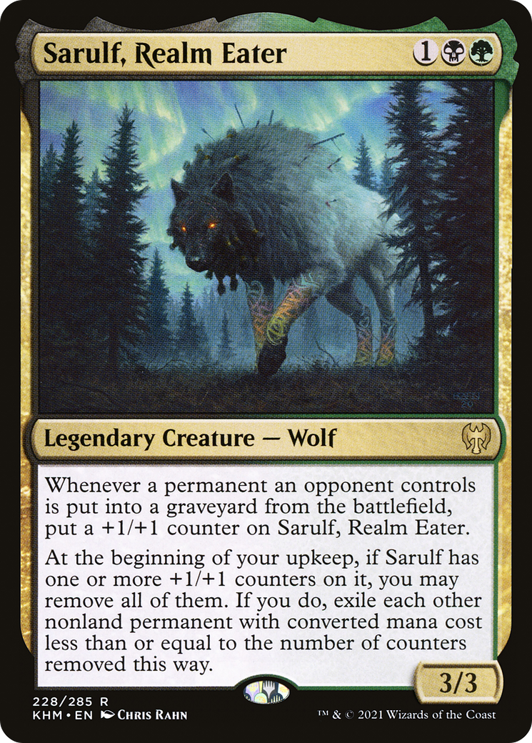 Sarulf, Realm Eater (KHM-228) (Foil)