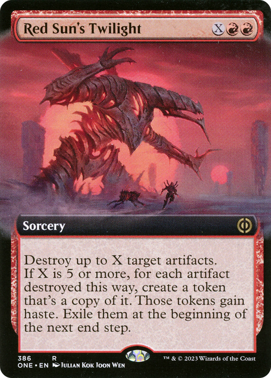 Red Sun's Twilight (ONE-386) (Extended Art) (Foil)