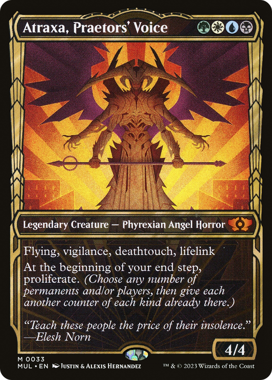 Atraxa, Praetors' Voice (MUL-033) (Showcase) (Foil)