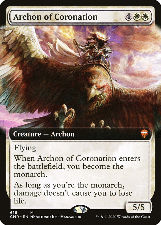Archon of Coronation (CMR-616) (Extended Art) (Foil)