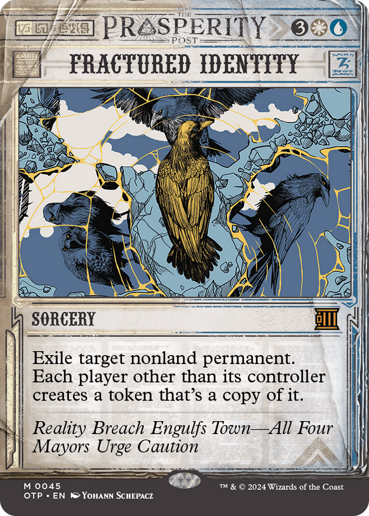 Fractured Identity (OTP-045) (Showcase) (Borderless) (Foil)