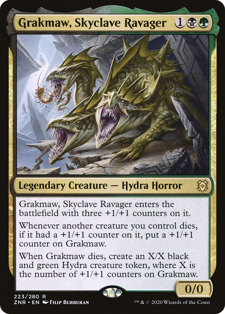 Grakmaw, Skyclave Ravager (ZNR-223) (Foil)