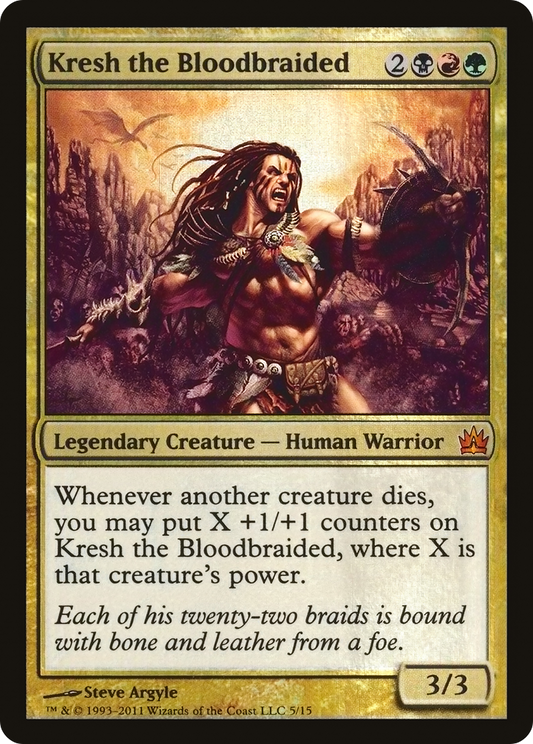 Kresh the Bloodbraided (V11-005) (Foil)
