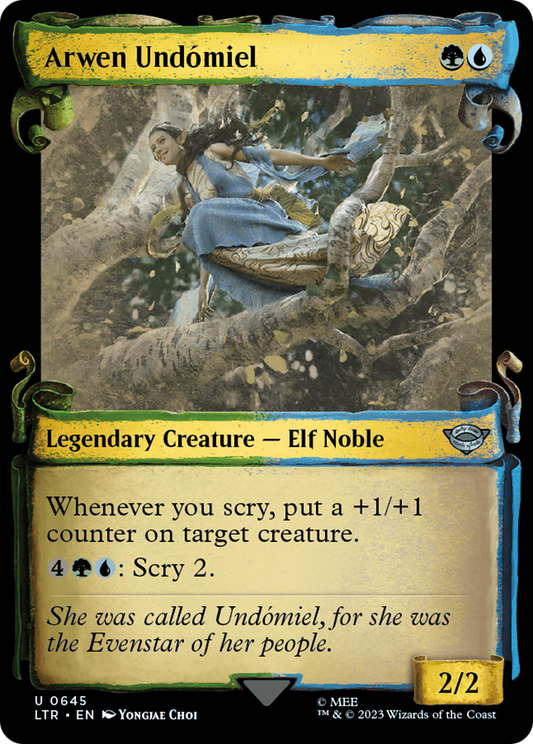 Arwen Undómiel (LTR-645) (Showcase) (Scroll) (Foil)