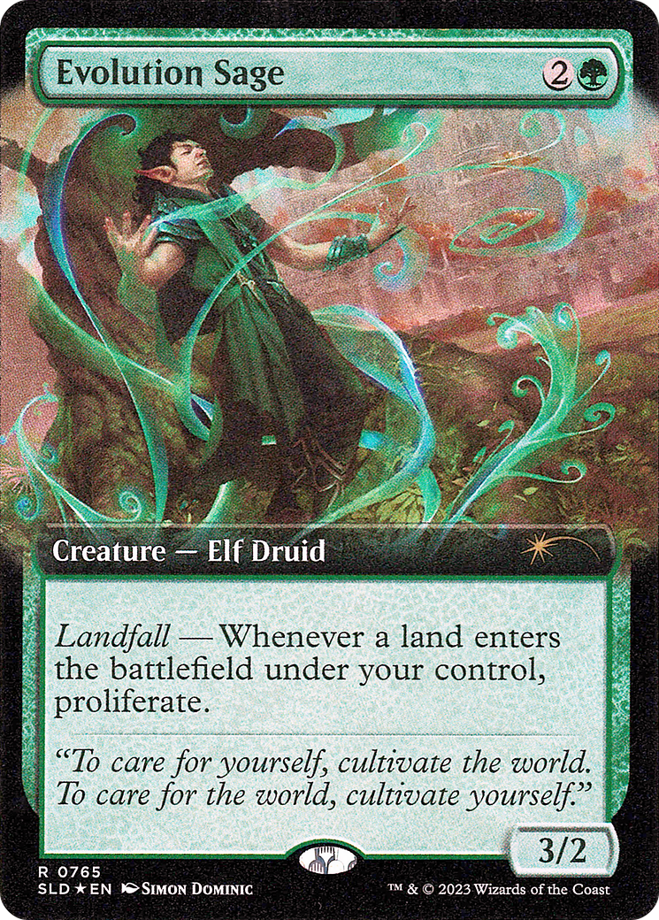 Evolution Sage (SLD-765) (Extended Art) (Foil)