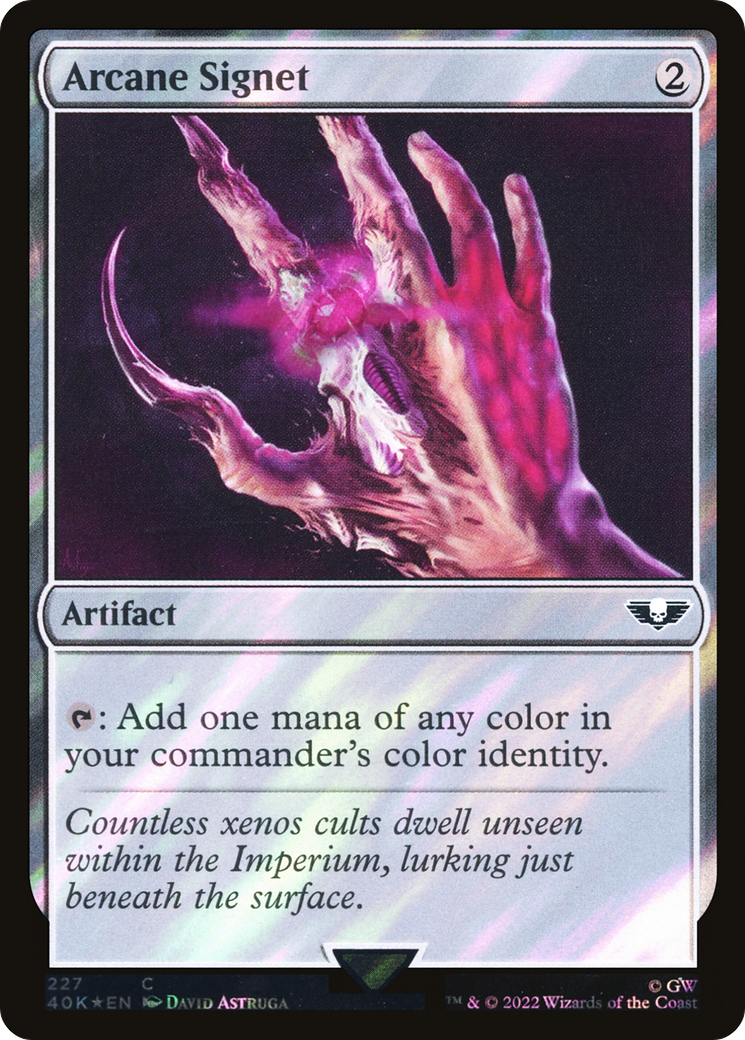 Arcane Signet (40K-227★) (Surge Foil)
