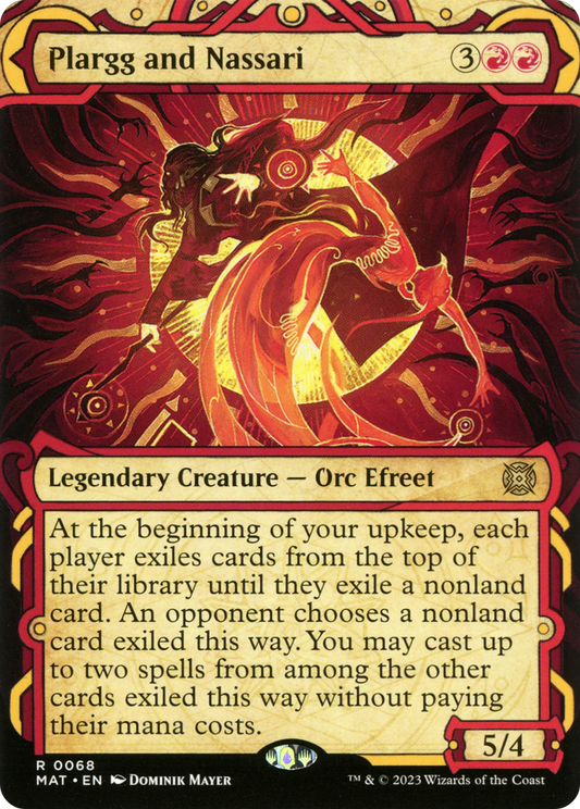 Plargg and Nassari (MAT-068) (Showcase) (Borderless) (Foil)