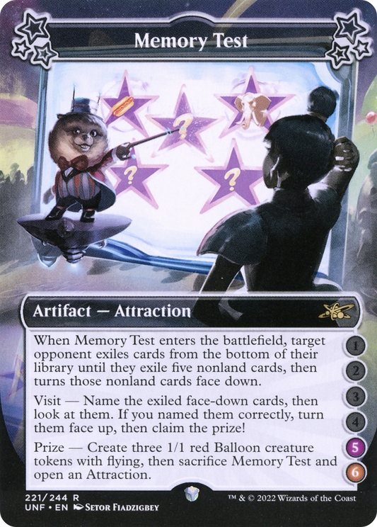 Memory Test (UNF-221B) (Foil)