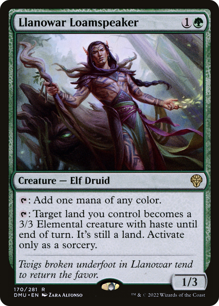 Llanowar Loamspeaker (DMU-170) (Foil)