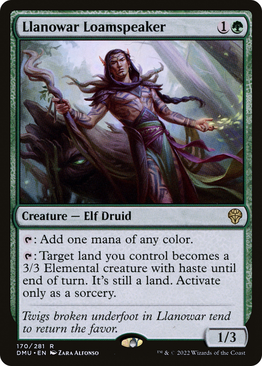Llanowar Loamspeaker (DMU-170) (Foil)