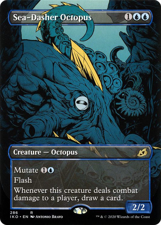 Sea-Dasher Octopus (IKO-286) (Showcase) (Borderless) (Foil)