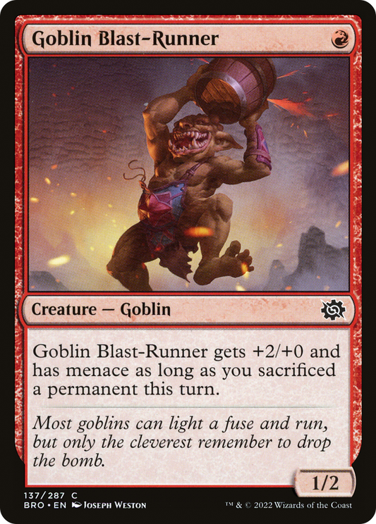Goblin Blast-Runner (BRO-137) (Foil)