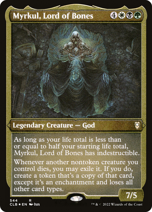 Myrkul, Lord of Bones (CLB-544) (Etched Foil)