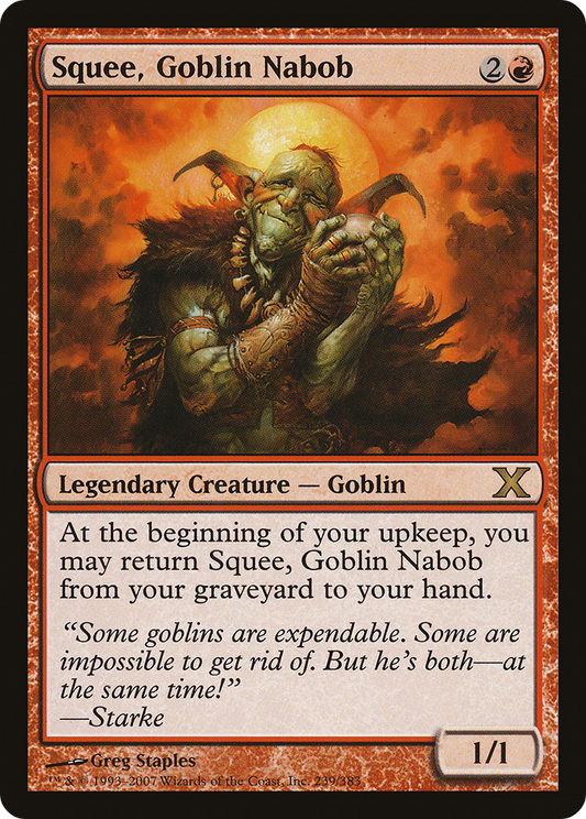 Squee, Goblin Nabob (10E-239) (Foil)