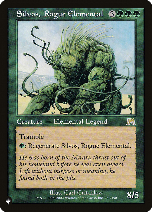 Silvos, Rogue Elemental (LIST-ONS-282)