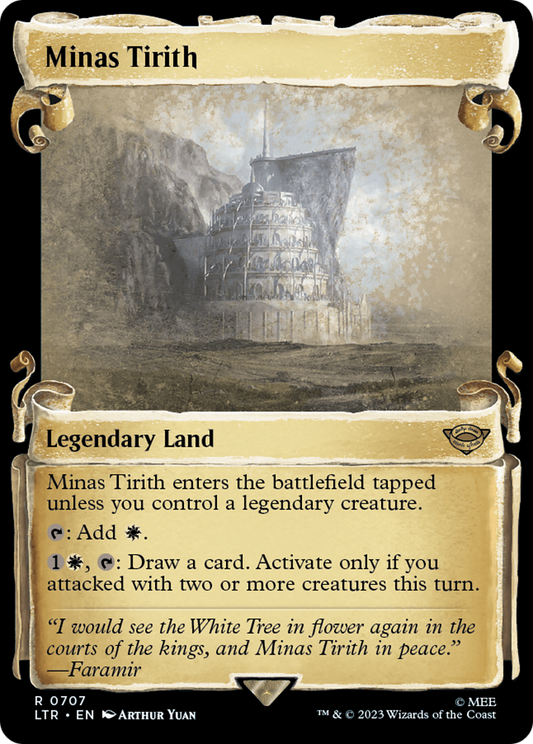 Minas Tirith (LTR-707) (Showcase) (Scroll) (Foil)