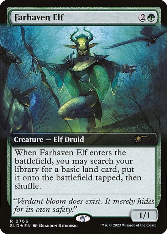 Farhaven Elf (SLD-766) (Extended Art) (Foil)