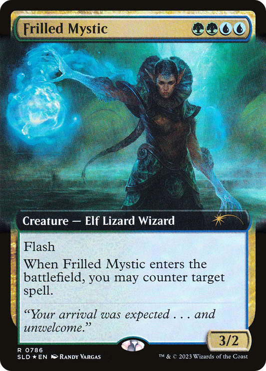 Frilled Mystic (SLD-786) (Extended Art) (Foil)