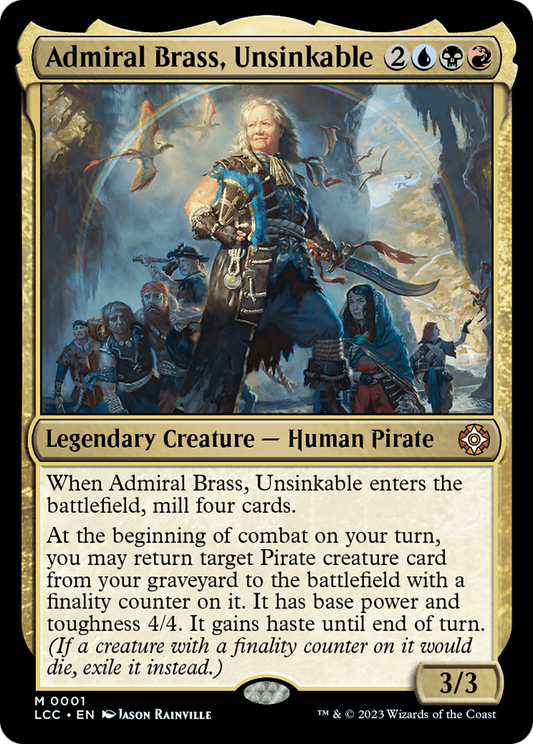 Admiral Brass, Unsinkable (LCC-001) (Foil)