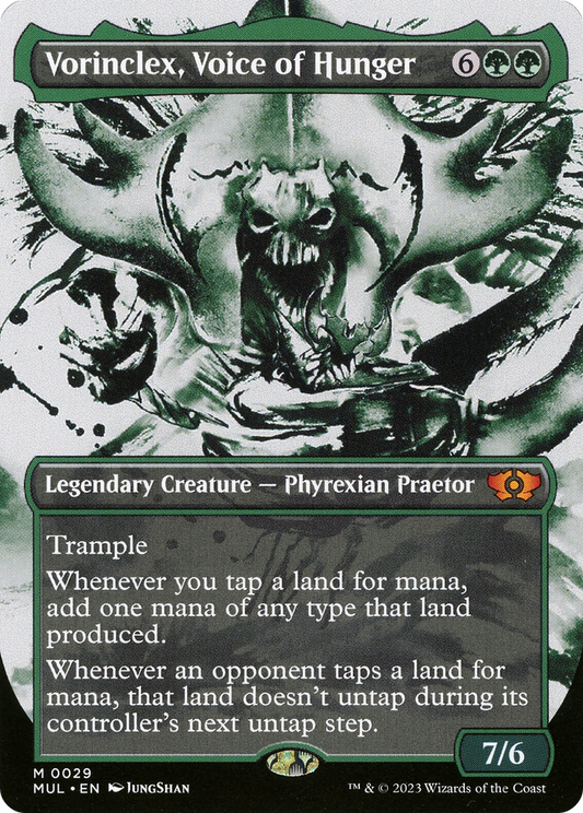 Vorinclex, Voice of Hunger (MUL-029) (Showcase) (Borderless) (Foil)