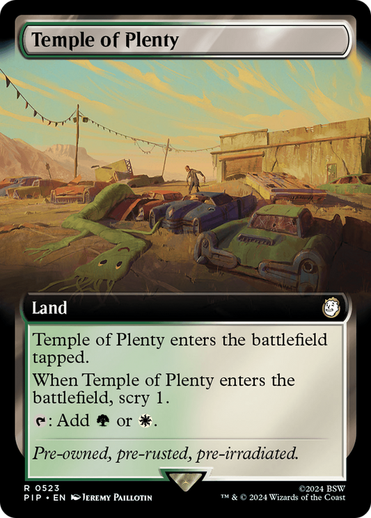 Temple of Plenty (PIP-523) (Extended Art) (Foil)