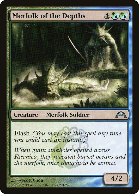 Merfolk of the Depths (GTC-221) (Foil)
