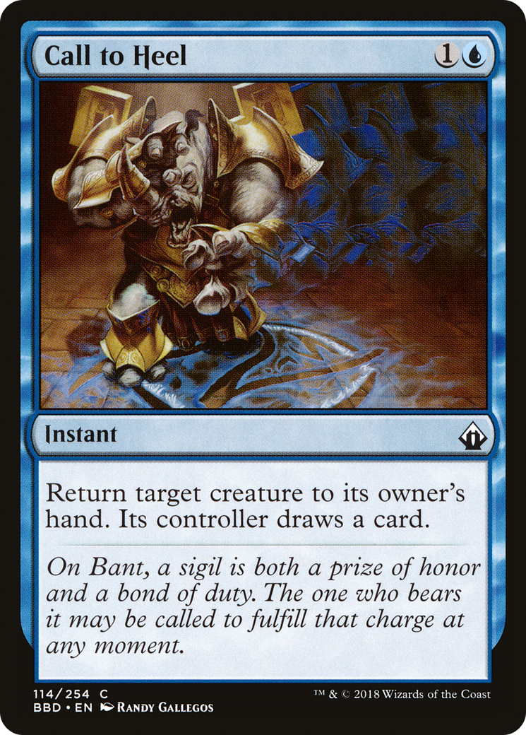 Call to Heel (BBD-114) (Foil)