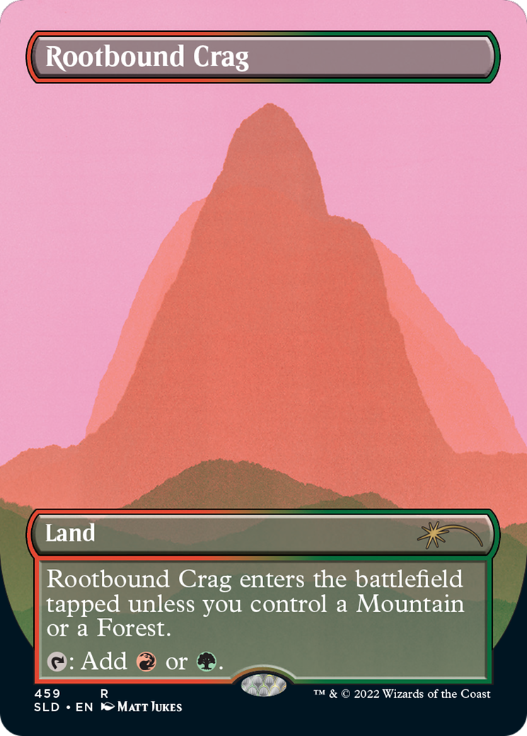 Rootbound Crag (SLD-459) (Borderless) (Foil)