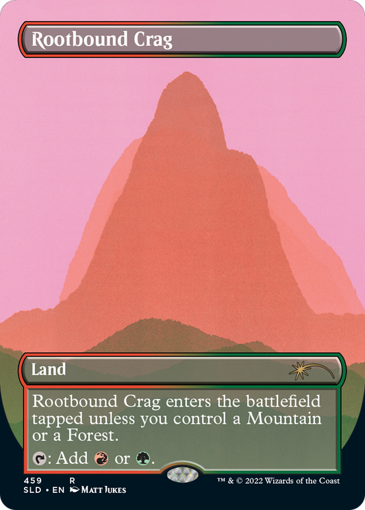 Rootbound Crag (SLD-459) (Borderless) (Foil)