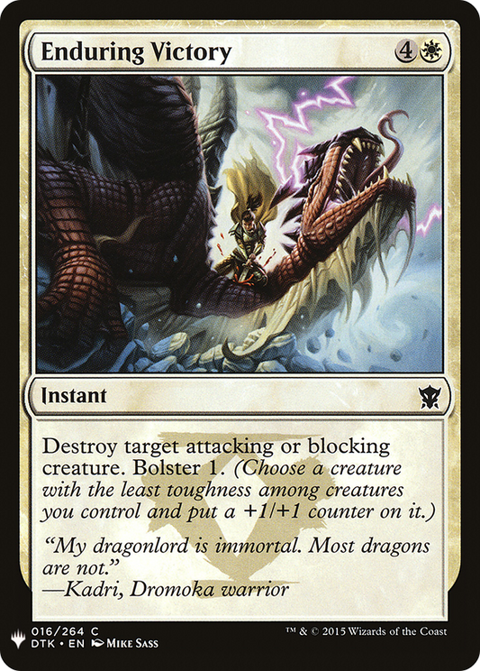 Enduring Victory (LIST-DTK-16)