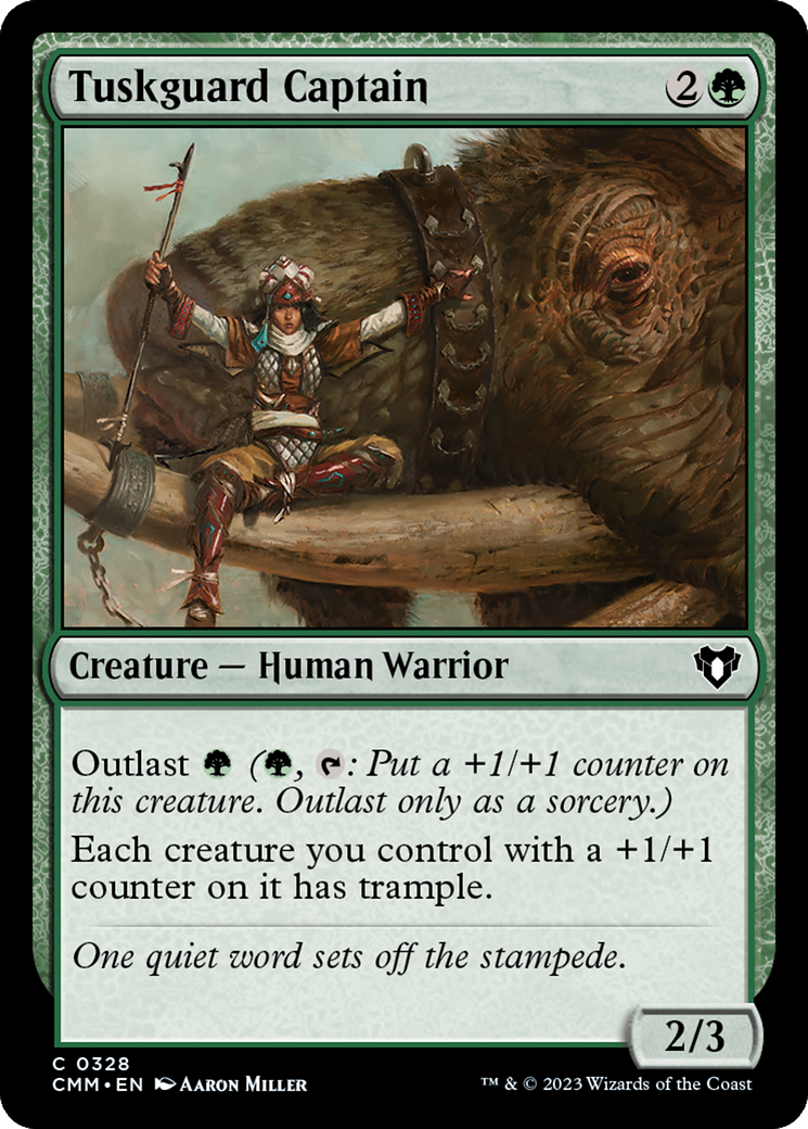 Tuskguard Captain (CMM-328) (Foil)