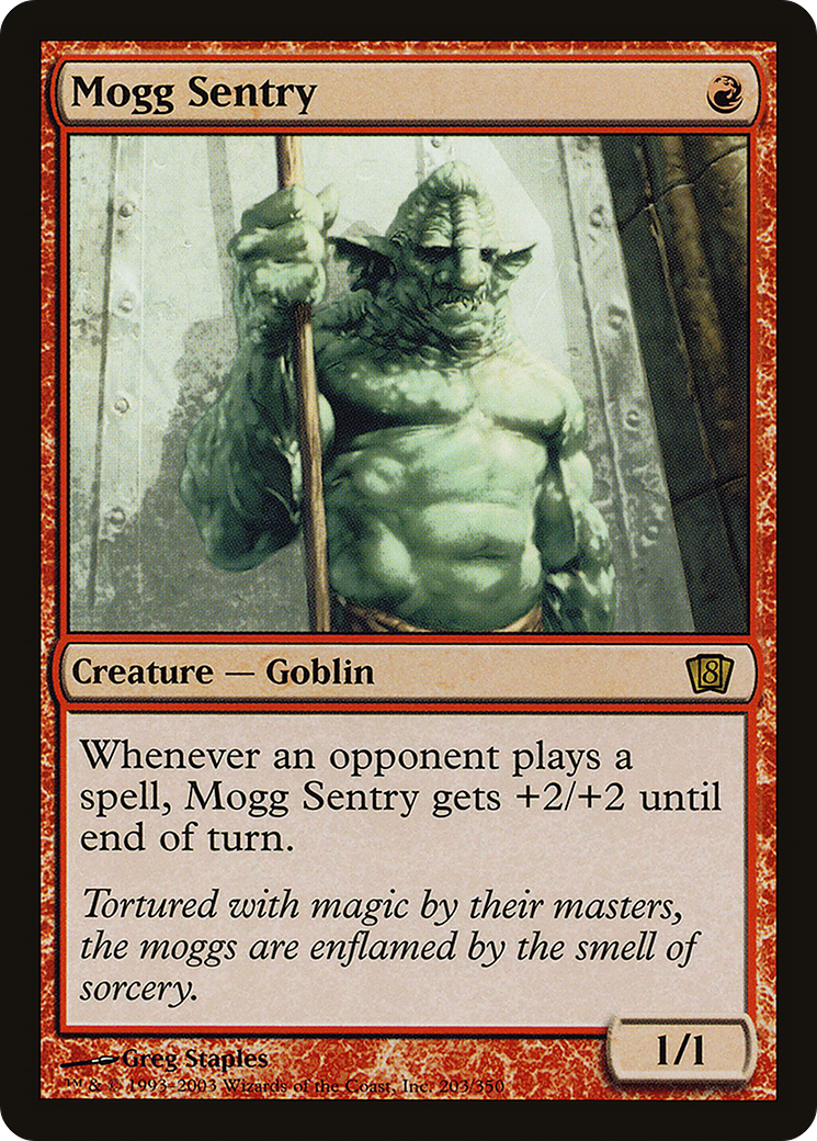 Mogg Sentry (8ED-203★) (Foil)