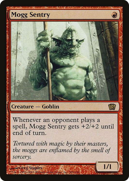 Mogg Sentry (8ED-203★) (Foil)
