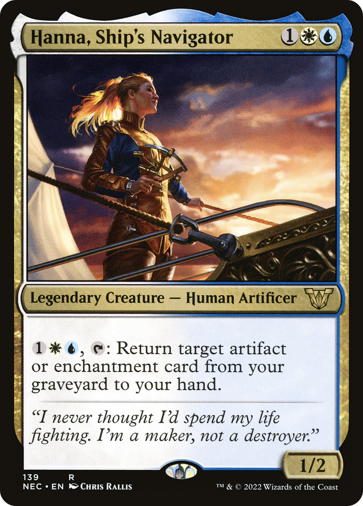 Hanna, Ship's Navigator (NEC-139)