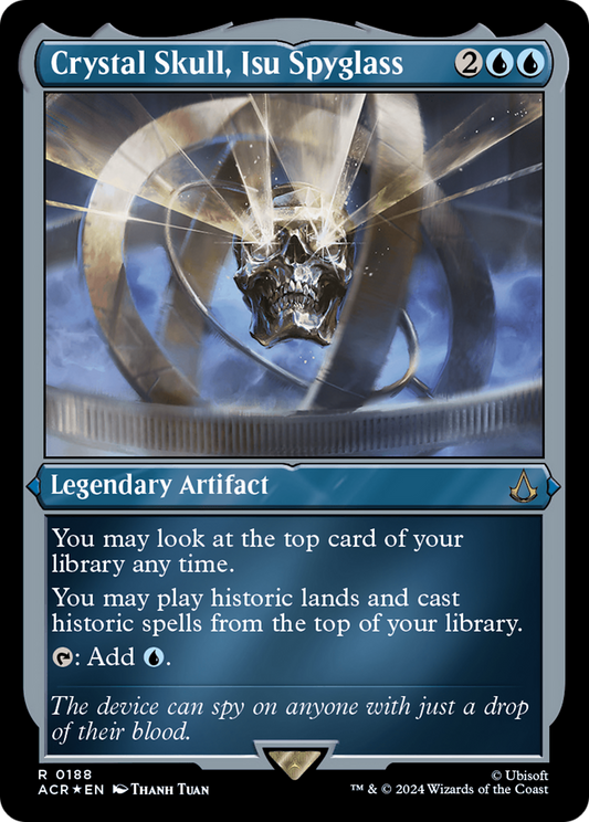 Crystal Skull, Isu Spyglass (ACR-188) (Etched Foil)