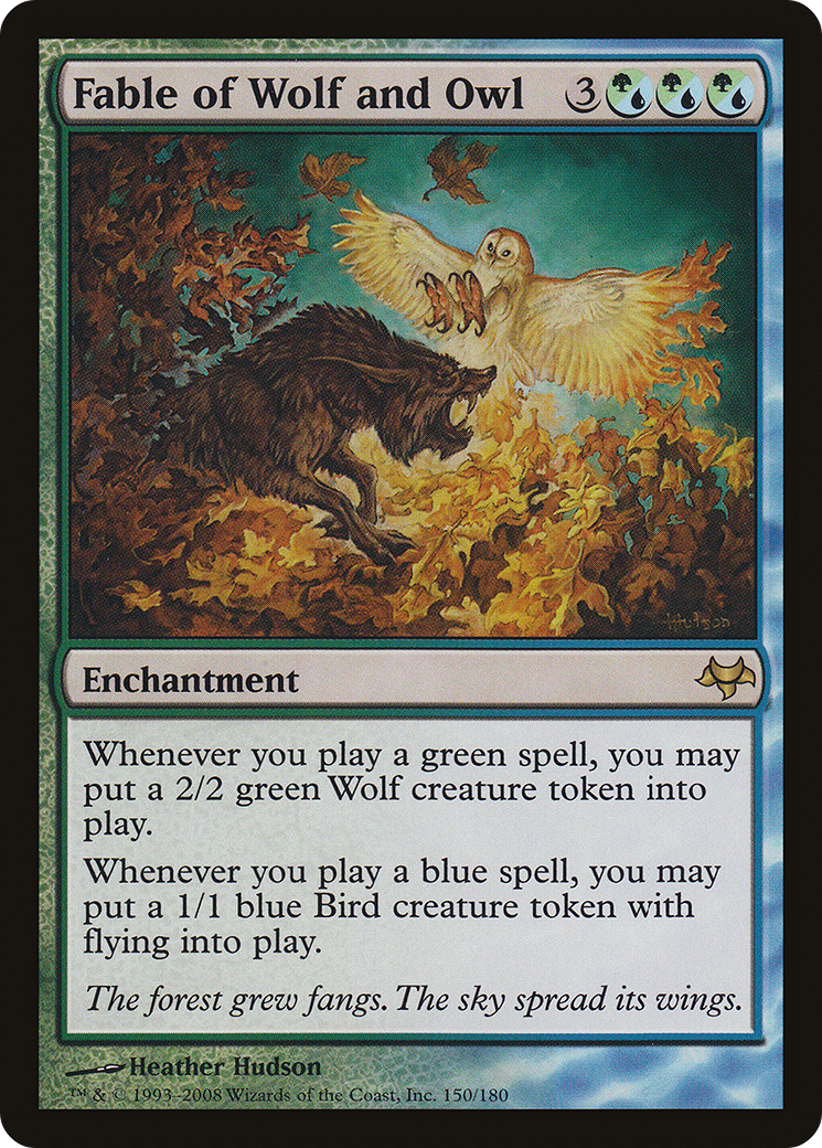 Fable of Wolf and Owl (EVE-150) (Foil)