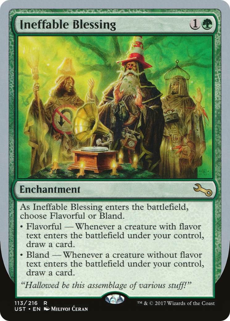 Ineffable Blessing (UST-113A) (Foil)