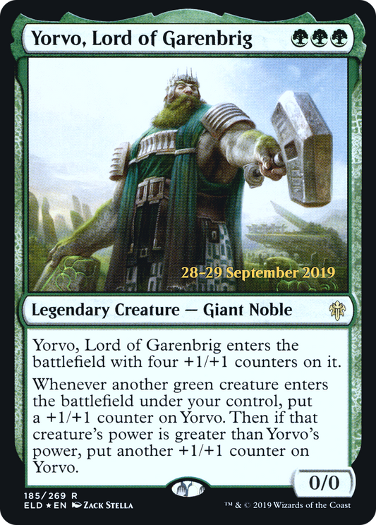 Yorvo, Lord of Garenbrig (PRE-185S) (Foil)