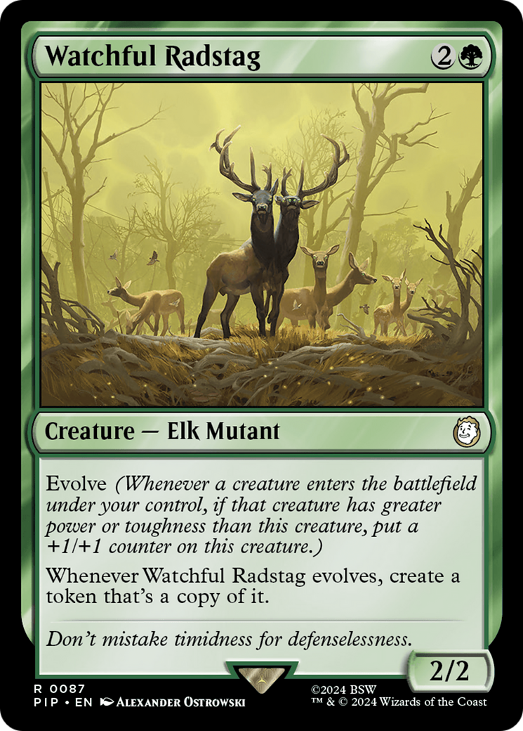 Watchful Radstag (PIP-087) (Foil)