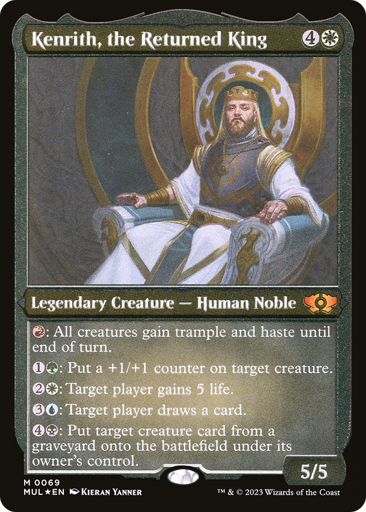 Kenrith, the Returned King (MUL-069) (Etched Foil)