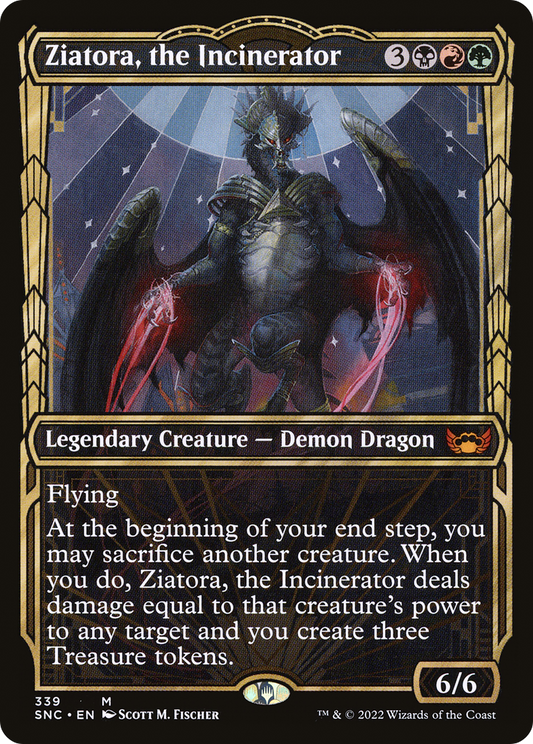 Ziatora, the Incinerator (SNC-339) (Showcase) (Foil)