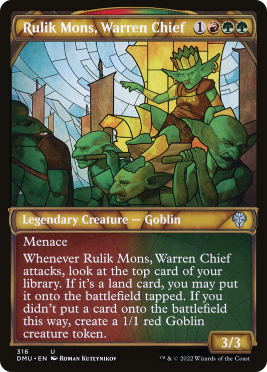 Rulik Mons, Warren Chief (DMU-316) (Showcase) (Foil)