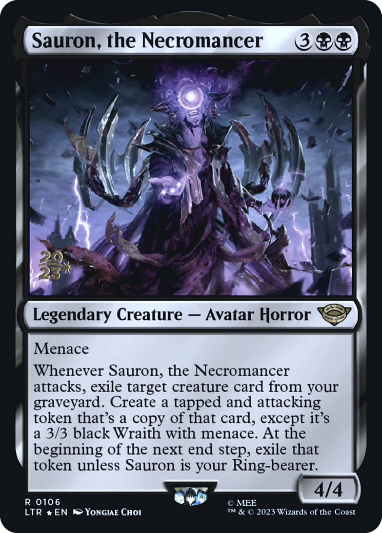 Sauron, the Necromancer (PRE-106S) (Foil)