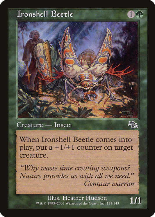 Ironshell Beetle (JUD-121) (Foil)