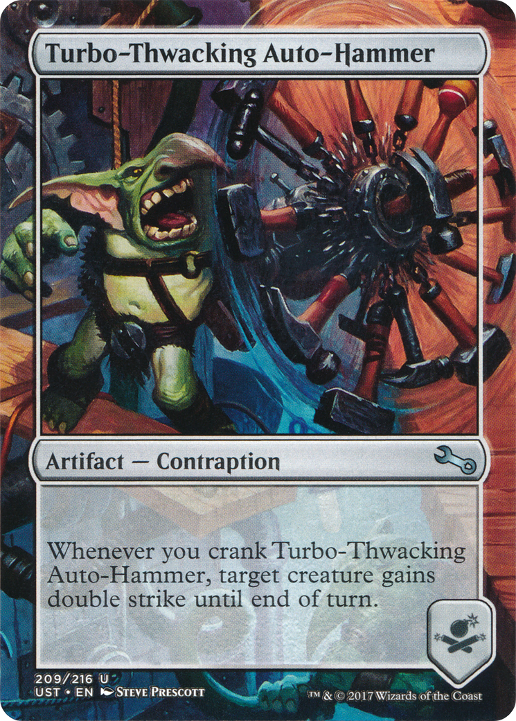 Turbo-Thwacking Auto-Hammer (UST-209) (Borderless) (Foil)